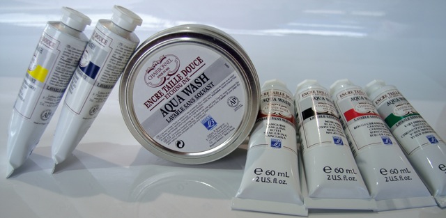 Some Charbonnel etching inks