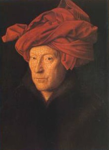 Presumed self portrait of Johanes Van Eyck... first time too an artist signed his work... somehow you can tell he was a proud man, do you feel it too?