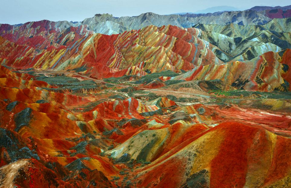 Painted earth! and it's real too... in Danxia, China